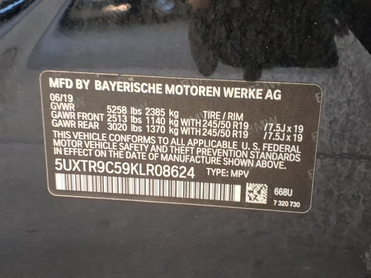 BMW X3  2019