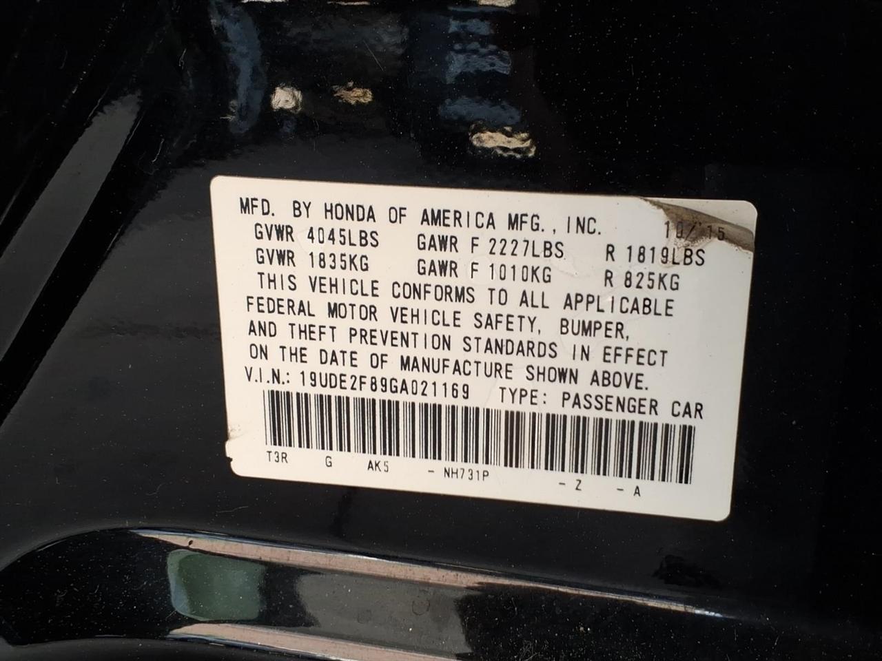 Acura ILX  2016