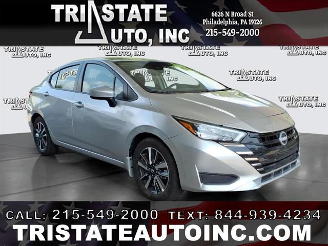 Silver 2025 Nissan Versa Sedan Front-Wheel Drive Automatic