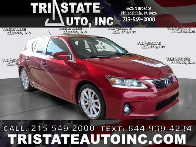 Red 2013 Lexus CT Hybrid Wagon Front-Wheel Drive Automatic
