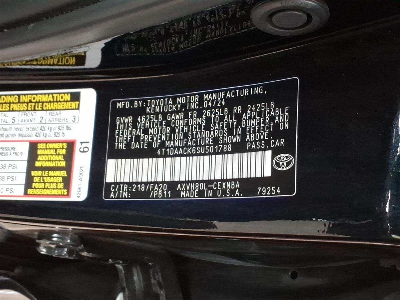 Toyota Camry  2025