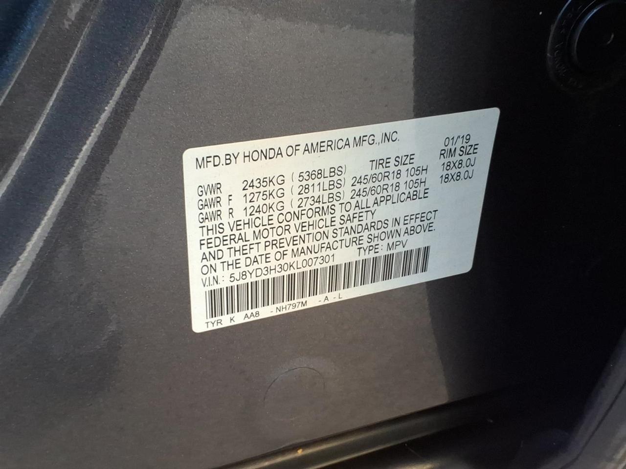 Acura MDX  2019