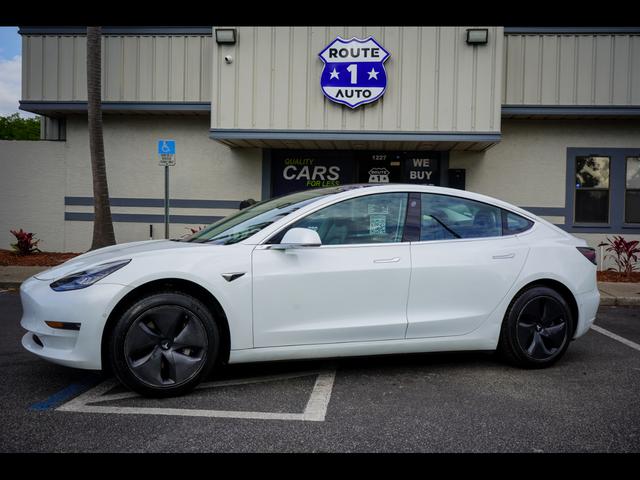 White 2018 Tesla Model 3 Standard RWD Sedan Rear-Wheel Drive Automatic