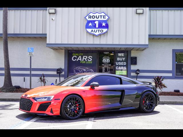 White 2020 Audi R8 Coupe All-Wheel Drive 7-Speed Automatic
