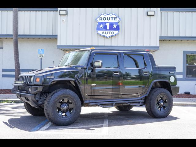 Black 2005 Hummer H2 SUT SUV / Crossover Four-Wheel Drive Automatic