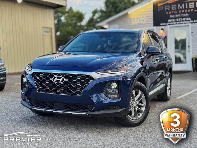 Blue 2020 Hyundai Santa Fe 2.4L SE FWD SUV / Crossover Front-Wheel Drive Automatic