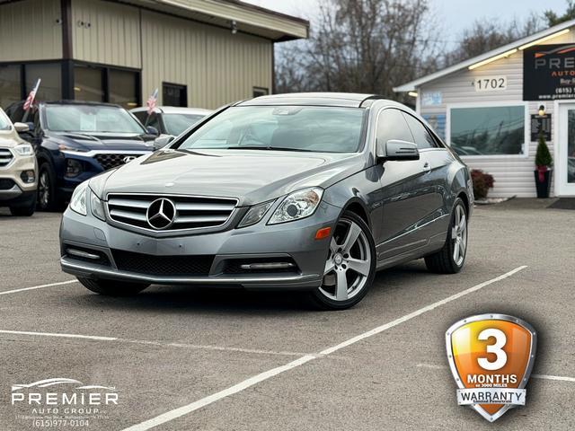 Gray 2013 Mercedes-Benz E-Class E 350 Coupe 4MATIC Coupe All-Wheel Drive Automatic
