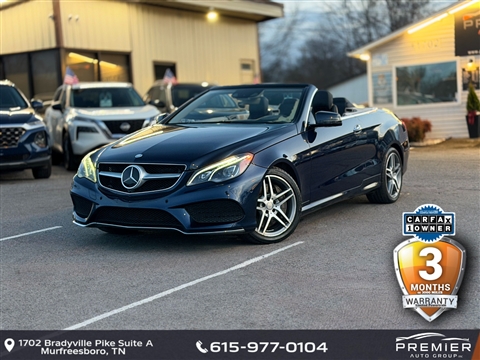 2014 Mercedes-Benz E Class E550 2D Cabriolet