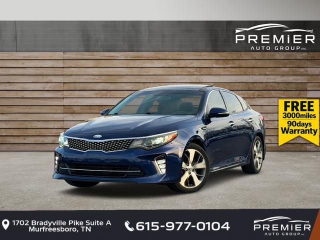 Blue 2018 Kia Optima Sedan Front-Wheel Drive Automatic