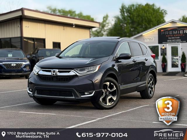 Gray 2018 Honda CR-V Touring AWD SUV / Crossover All-Wheel Drive Automatic
