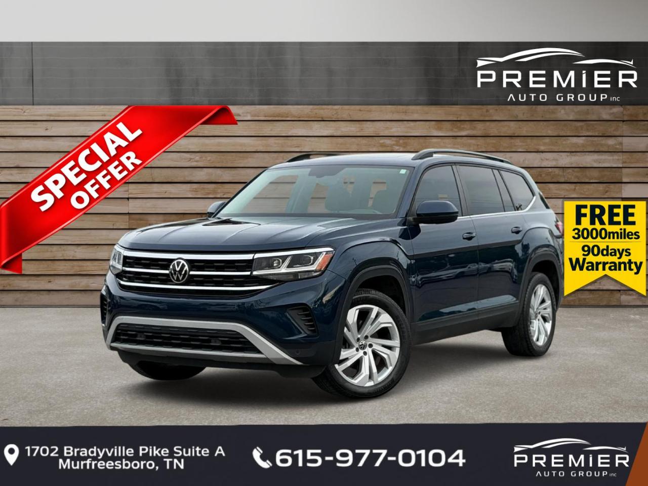 2021 Volkswagen Atlas V6 SE w/Technology