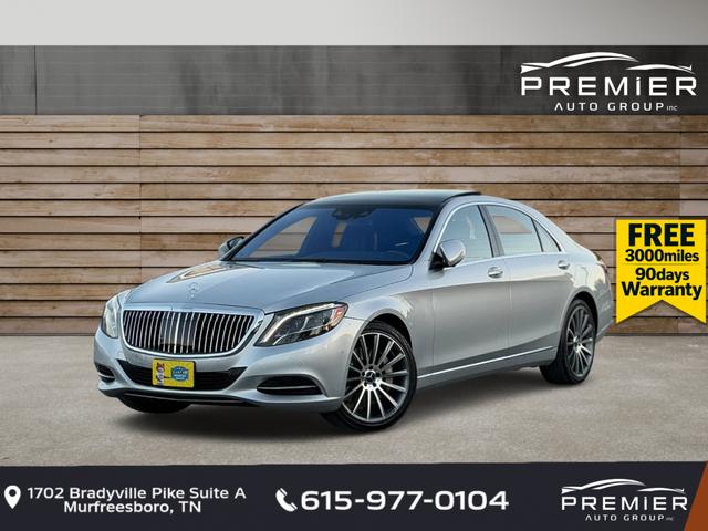 Silver 2015 Mercedes-Benz S-Class Sedan Rear-Wheel Drive Automatic