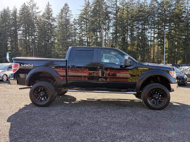 Black 2009 Ford F-150 XL SuperCrew LB 4WD Pickup Truck Four-Wheel Drive Automatic