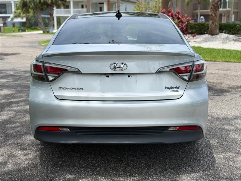Hyundai Sonata Hybrid Limited w/Blue Pearl Interior 2017