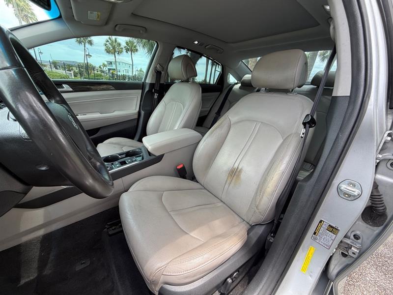 Hyundai Sonata Hybrid Limited w/Blue Pearl Interior 2017