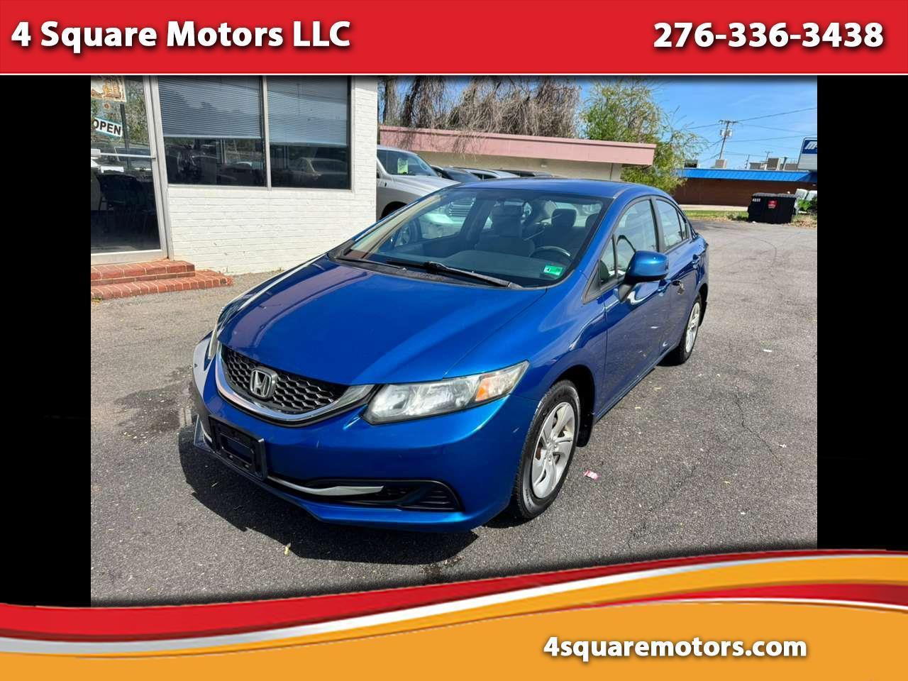 Honda Civic LX Sedan 5-Speed AT 2013