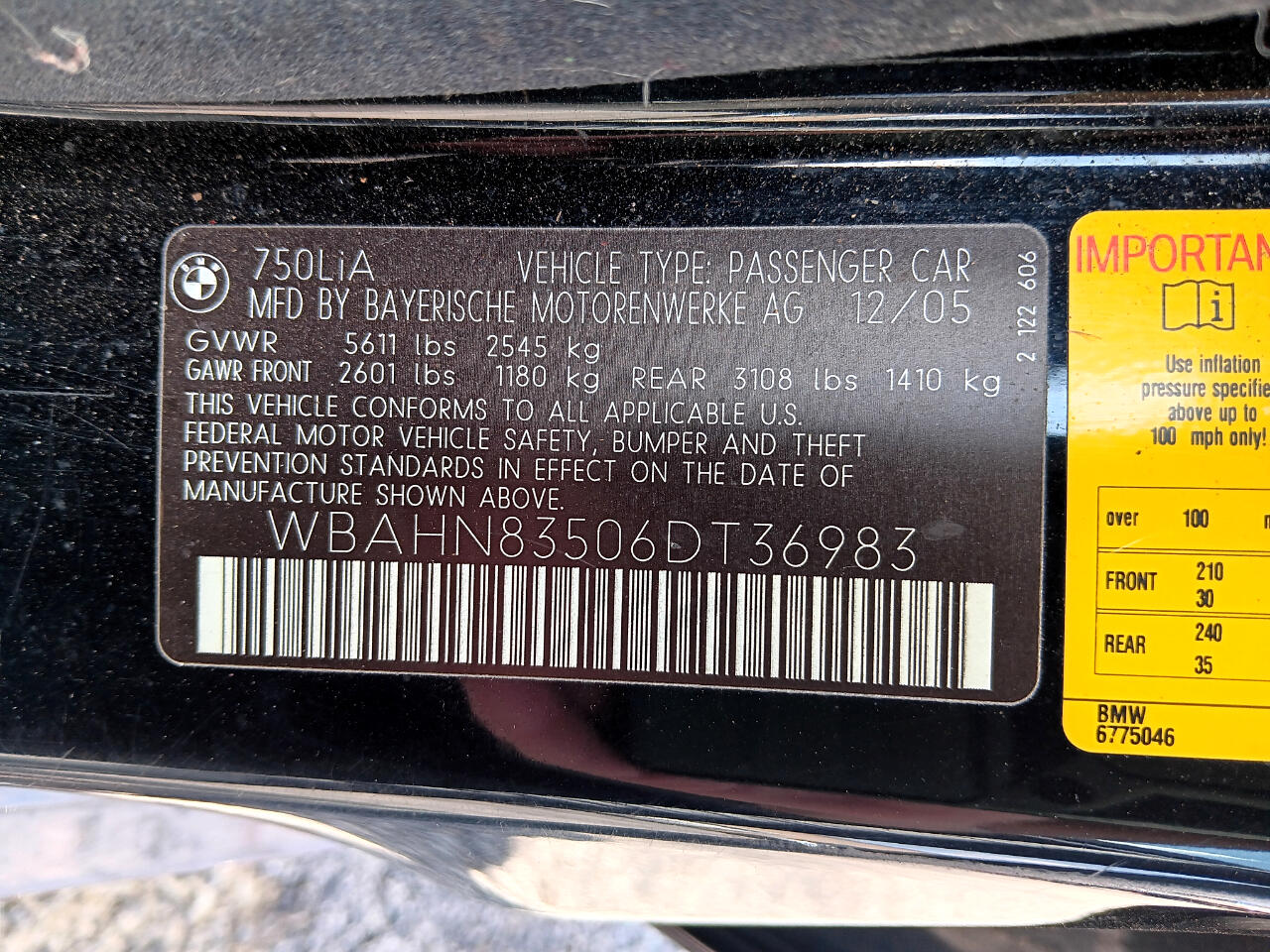 BMW 7-Series  2006 BMW 7-Series  2006