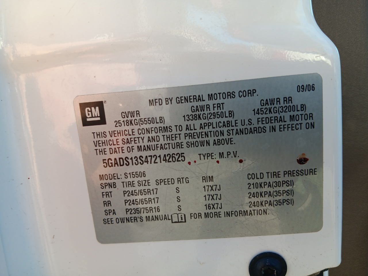 Buick Rainier CXL 2007