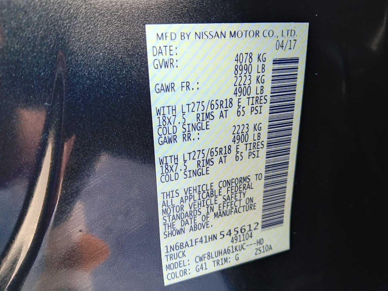 Nissan Titan XD  2017