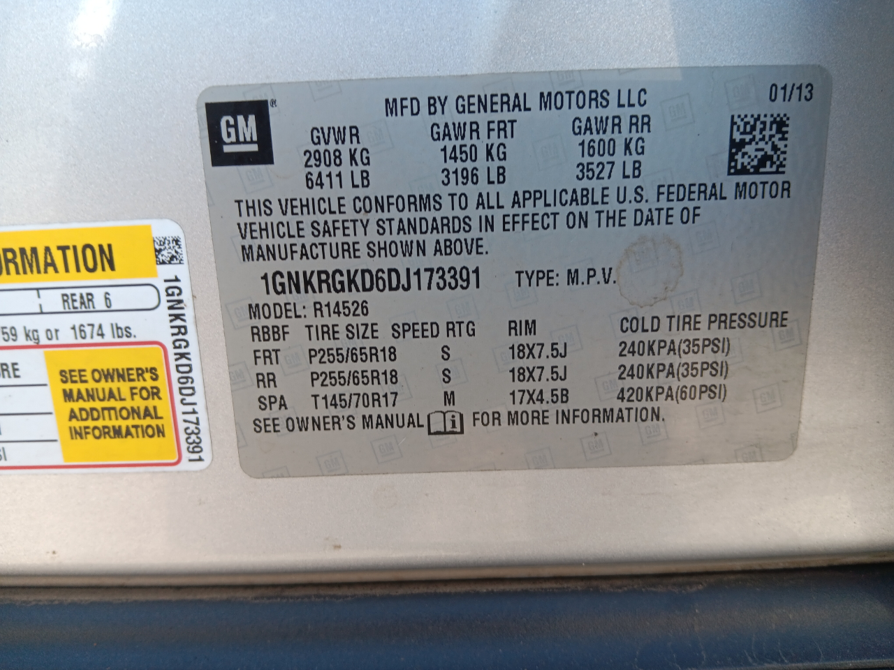 Chevrolet Traverse  2013