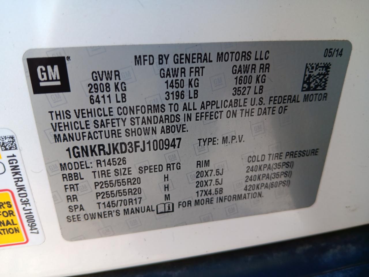 Chevrolet Traverse  2015