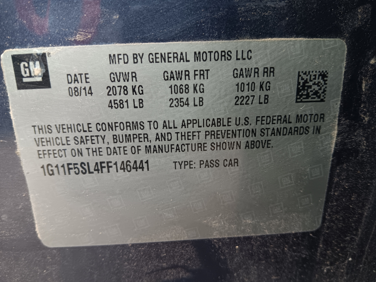 Chevrolet Malibu LTZ 2015