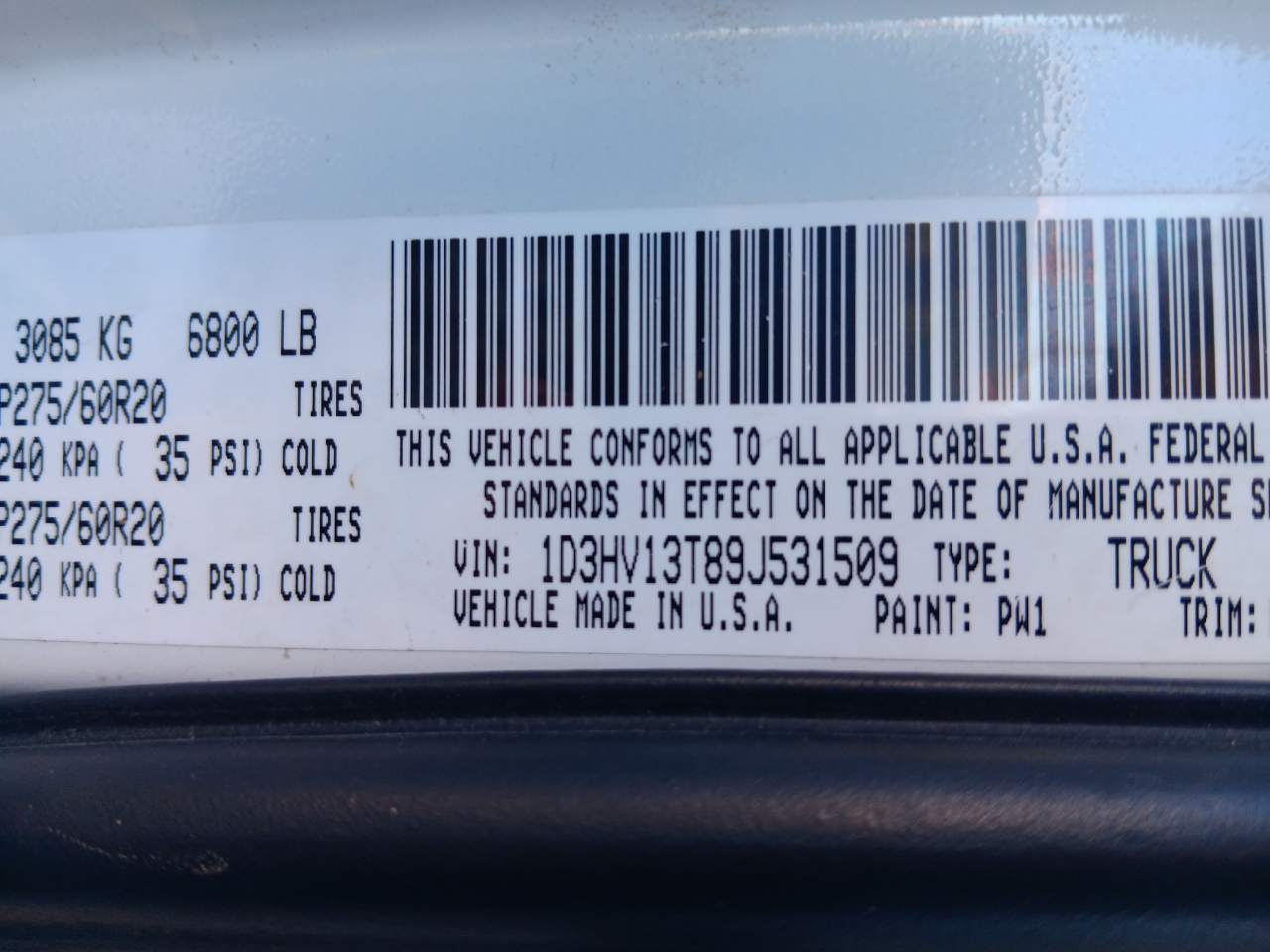 Dodge Ram 1500  2009