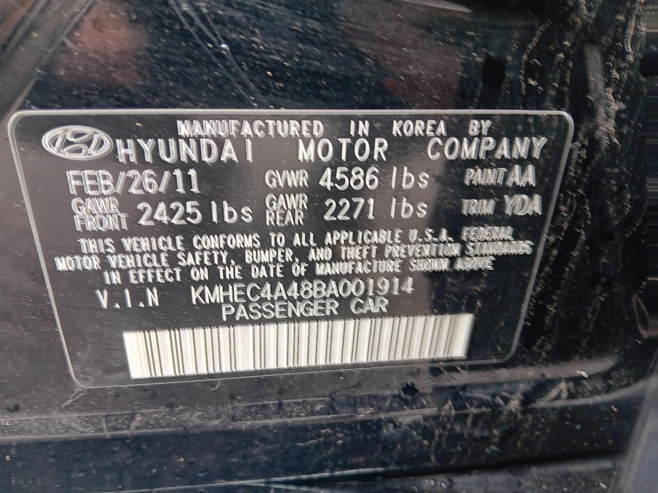 Hyundai Sonata Hybrid  2011