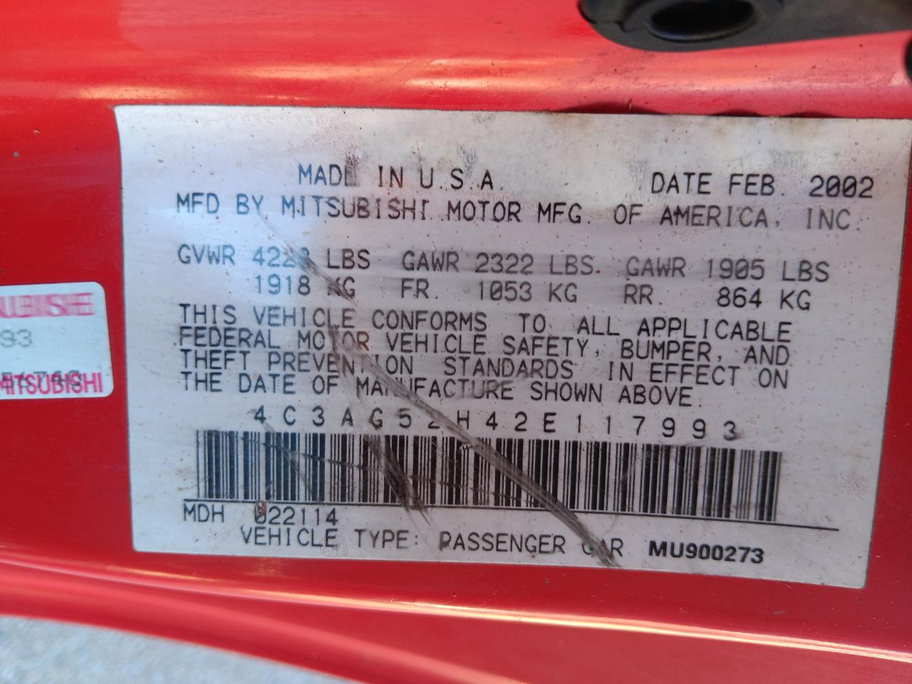 Chrysler Sebring  2002