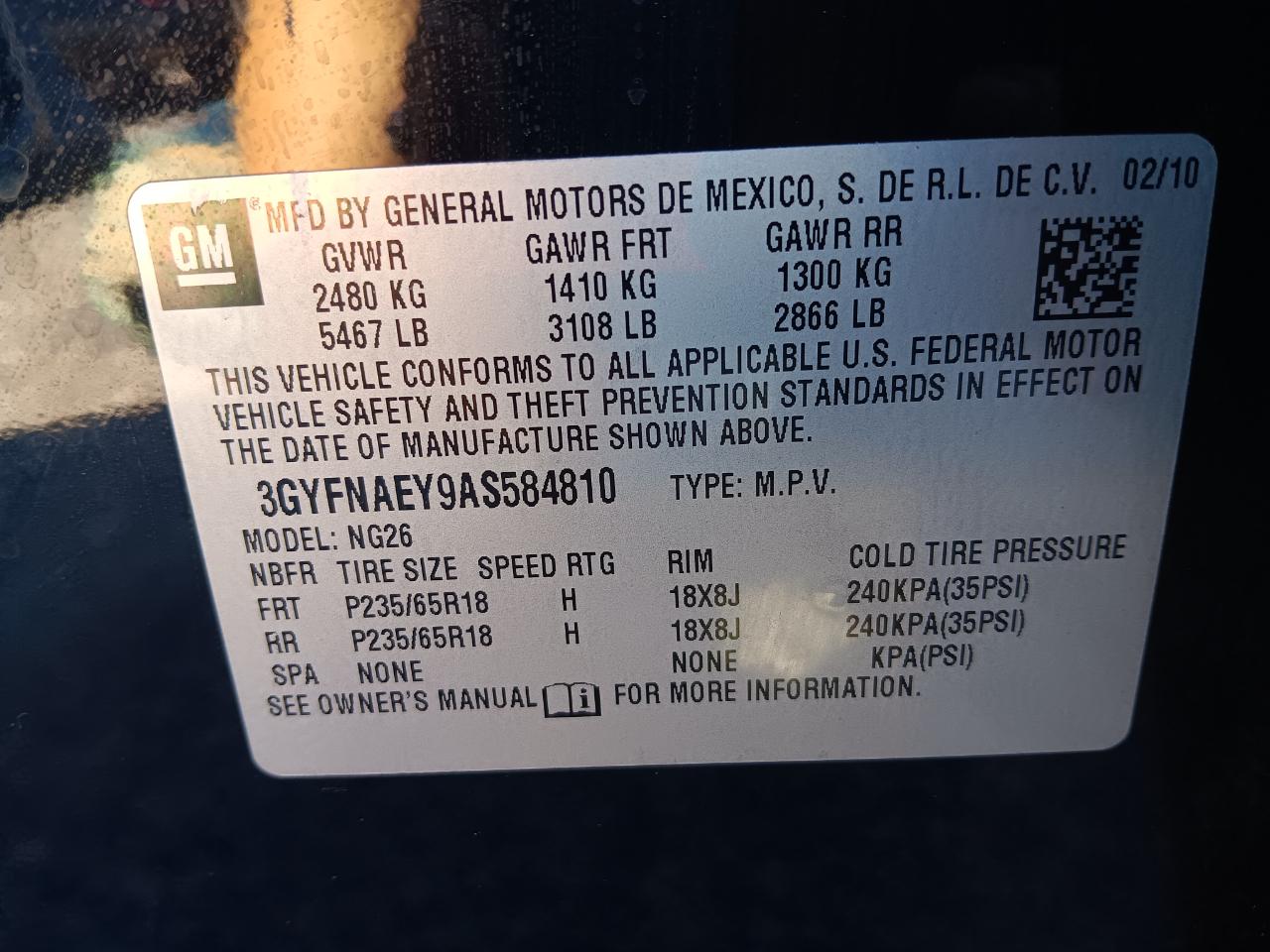 Cadillac SRX Luxury Collection 2010