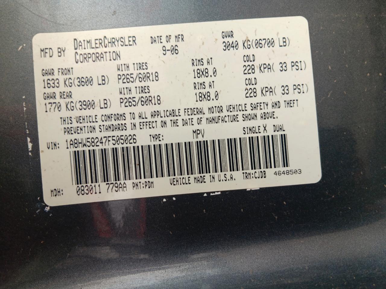 Chrysler Aspen  2007