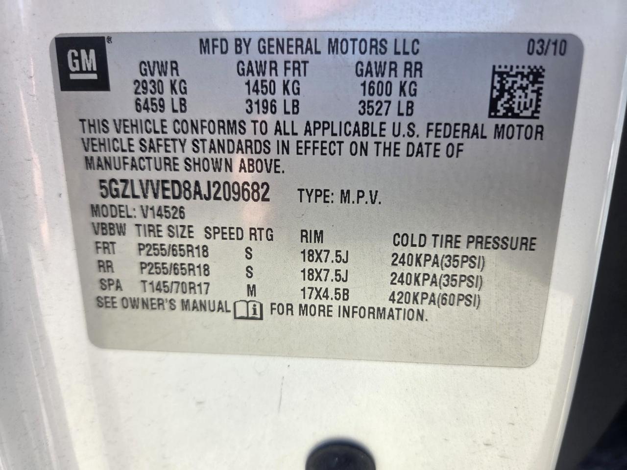 Saturn Outlook  2010