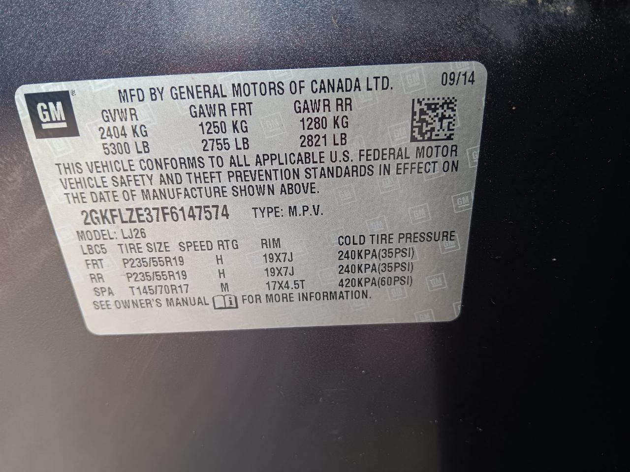 GMC Terrain Denali 2015