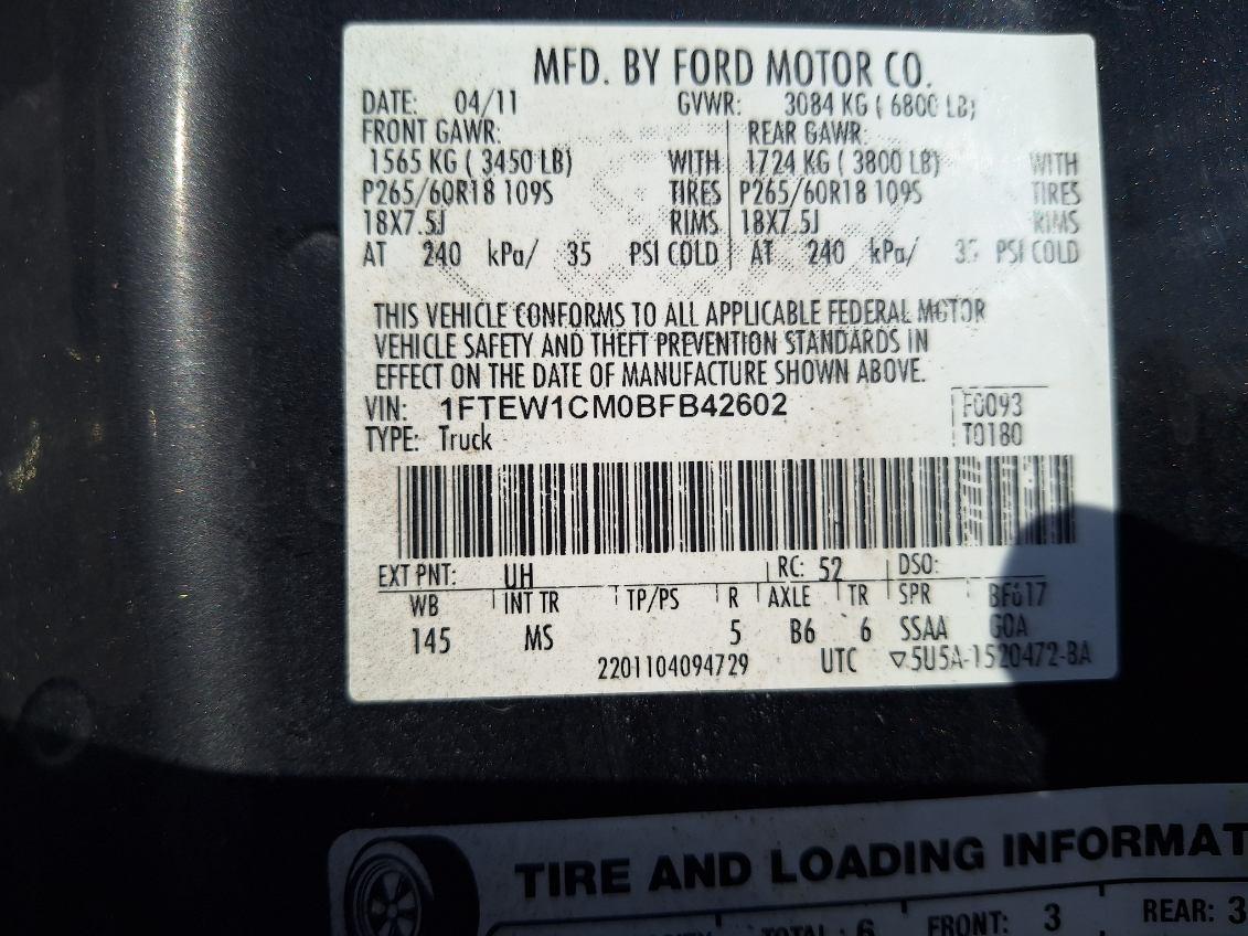 Ford F-150 XL 2011