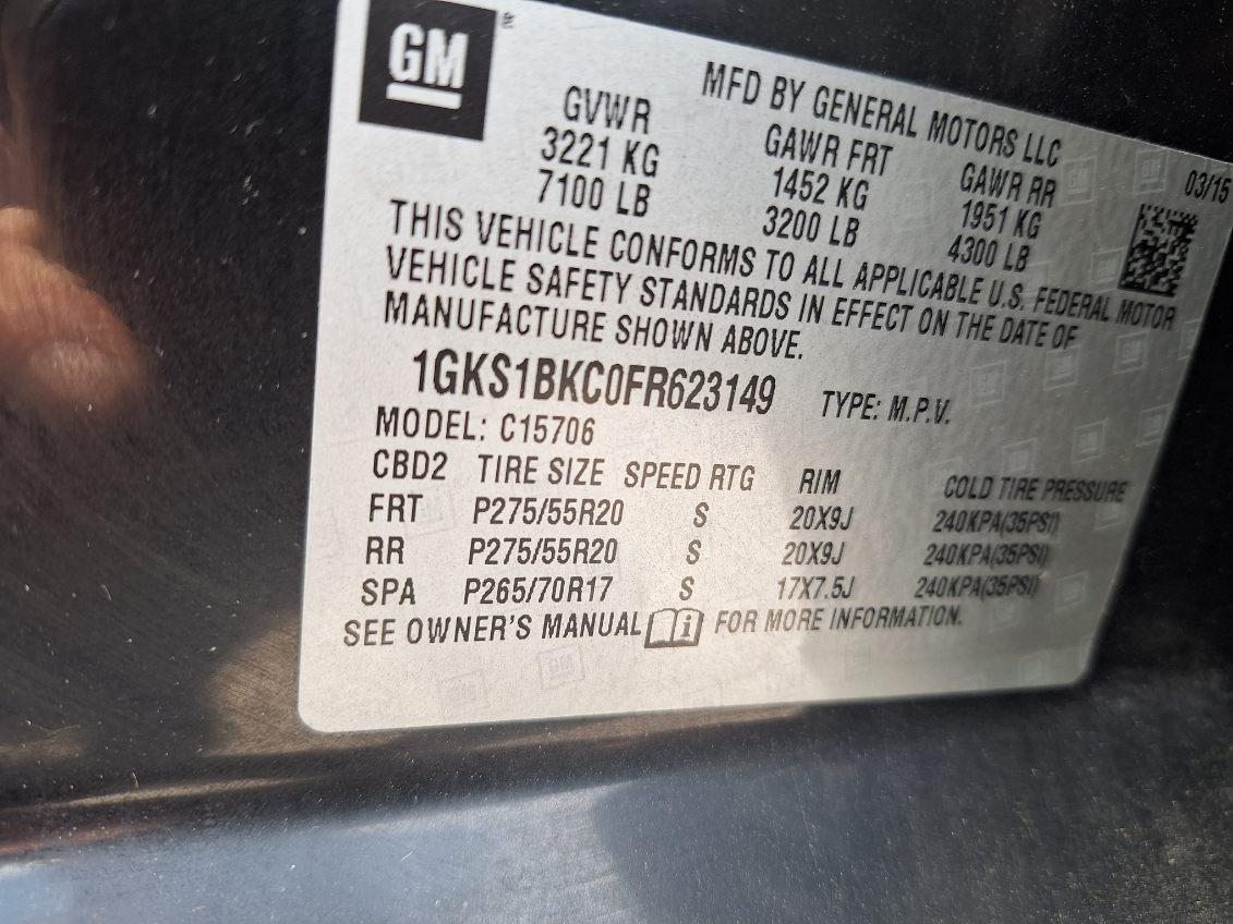 GMC Yukon SLT 2015