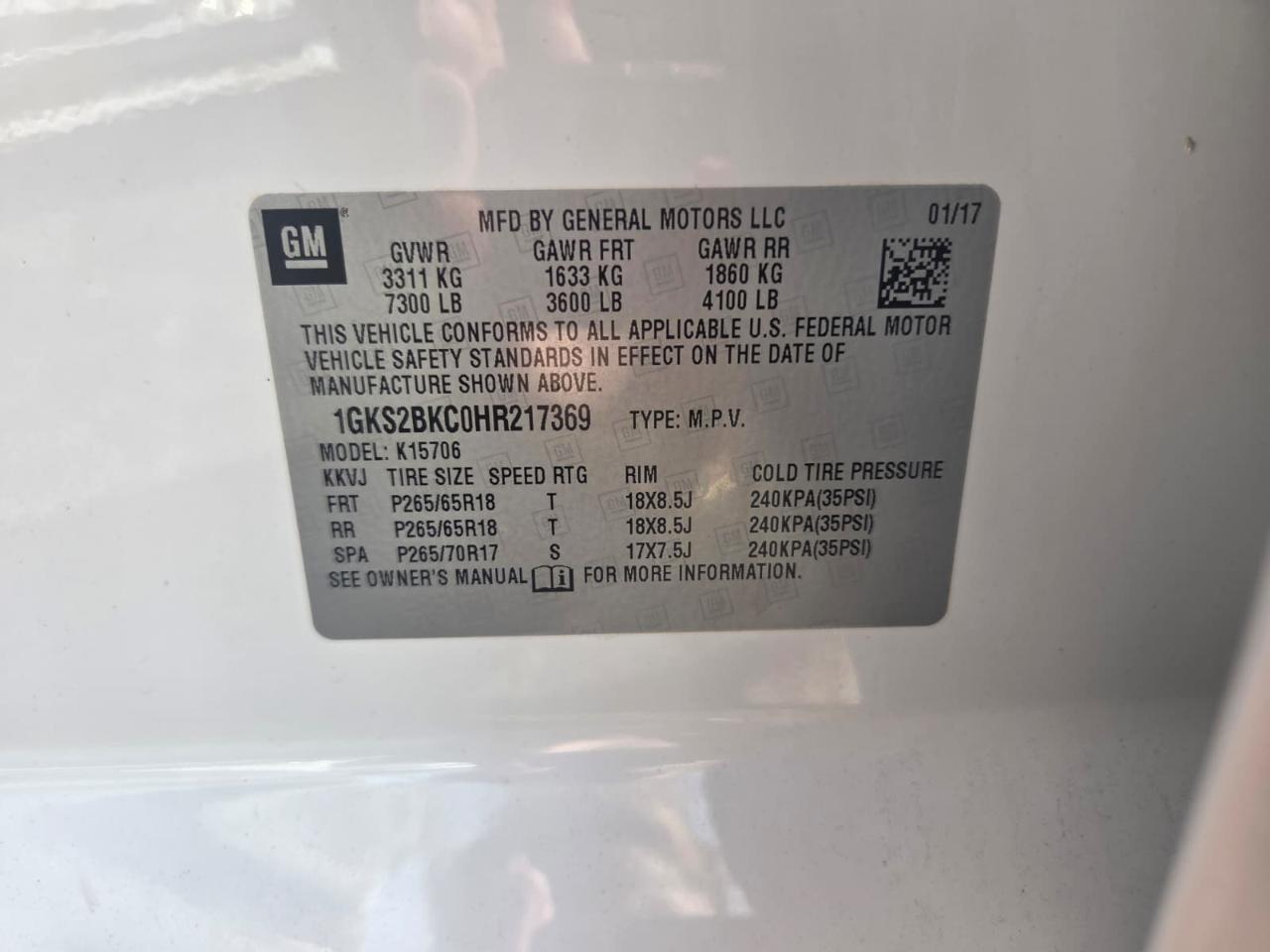 GMC Yukon SLT 2017