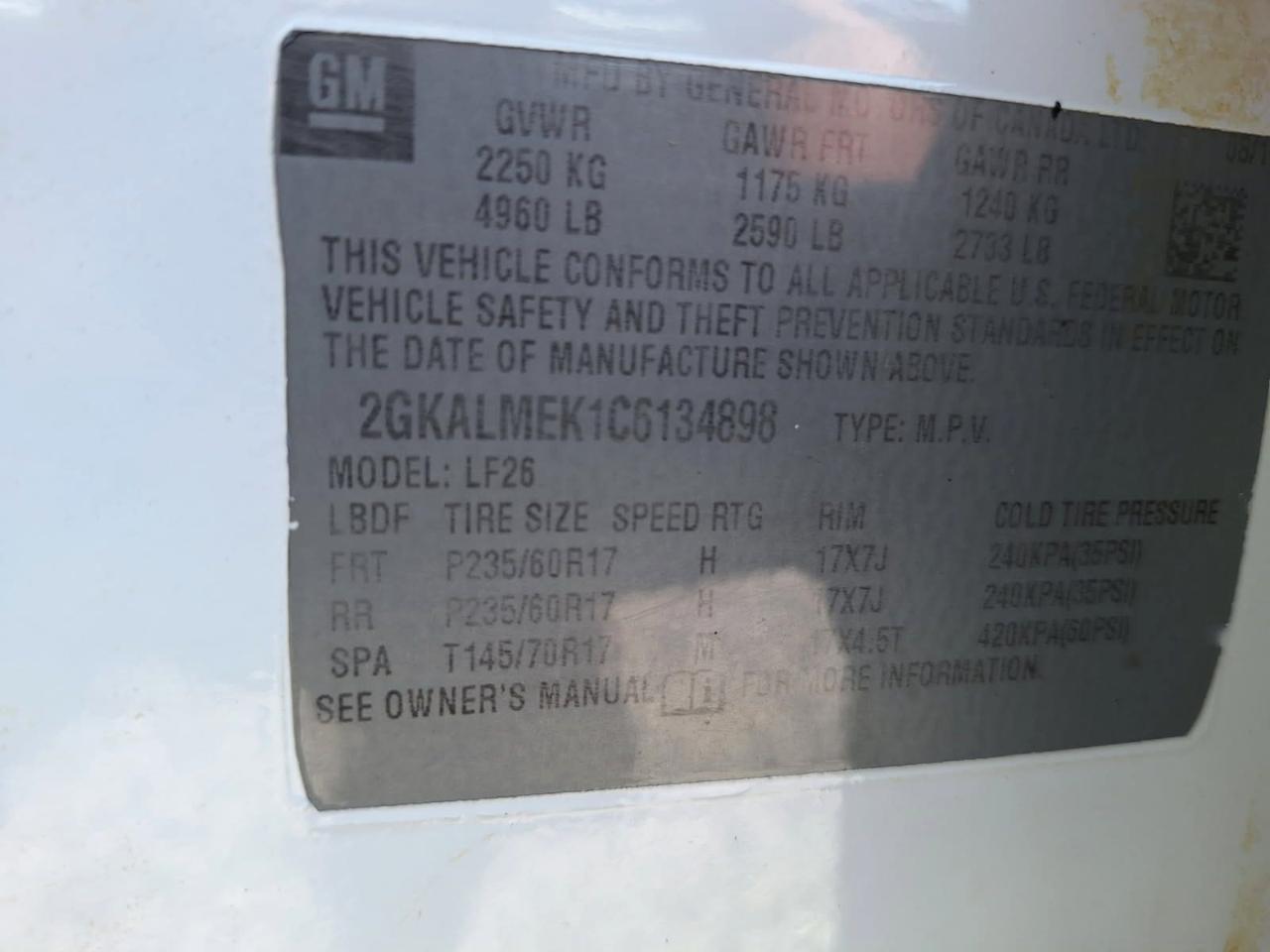 GMC Terrain  2012