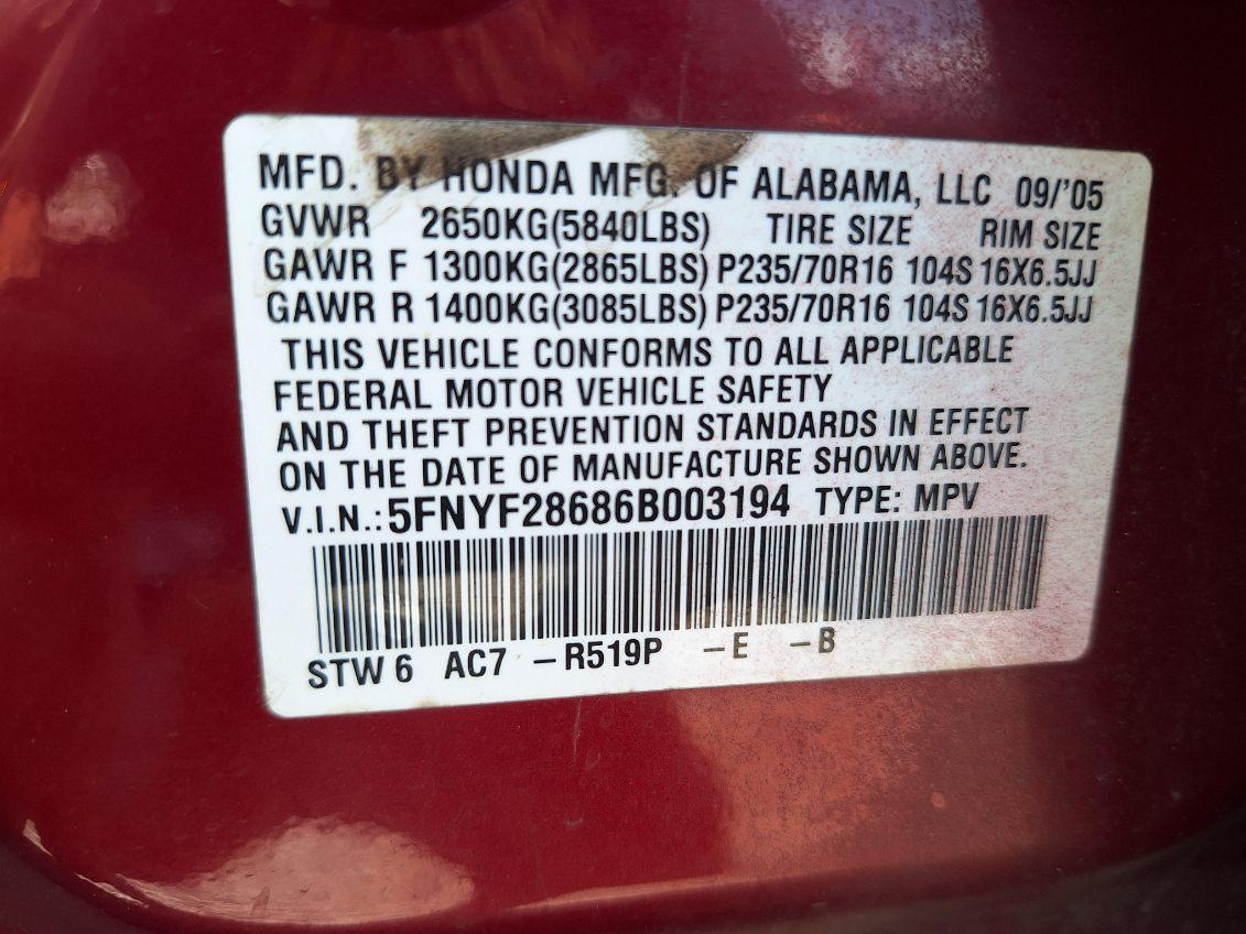 Honda Pilot  2006