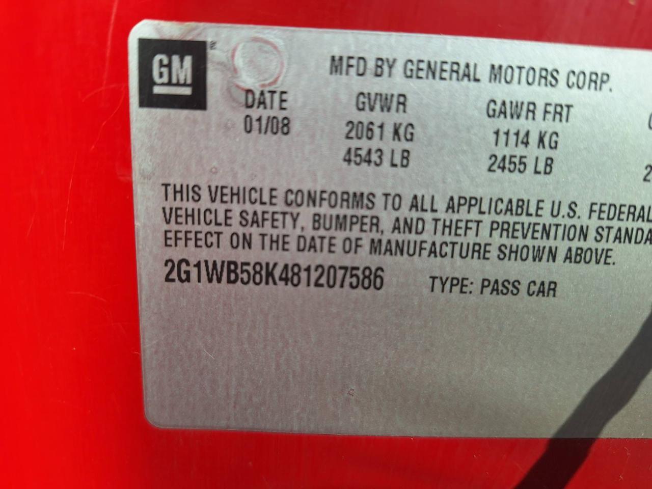 Chevrolet Impala LS 2008