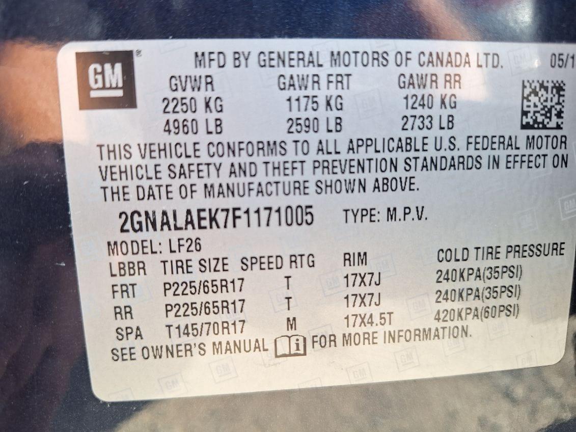 Chevrolet Equinox LS 2015