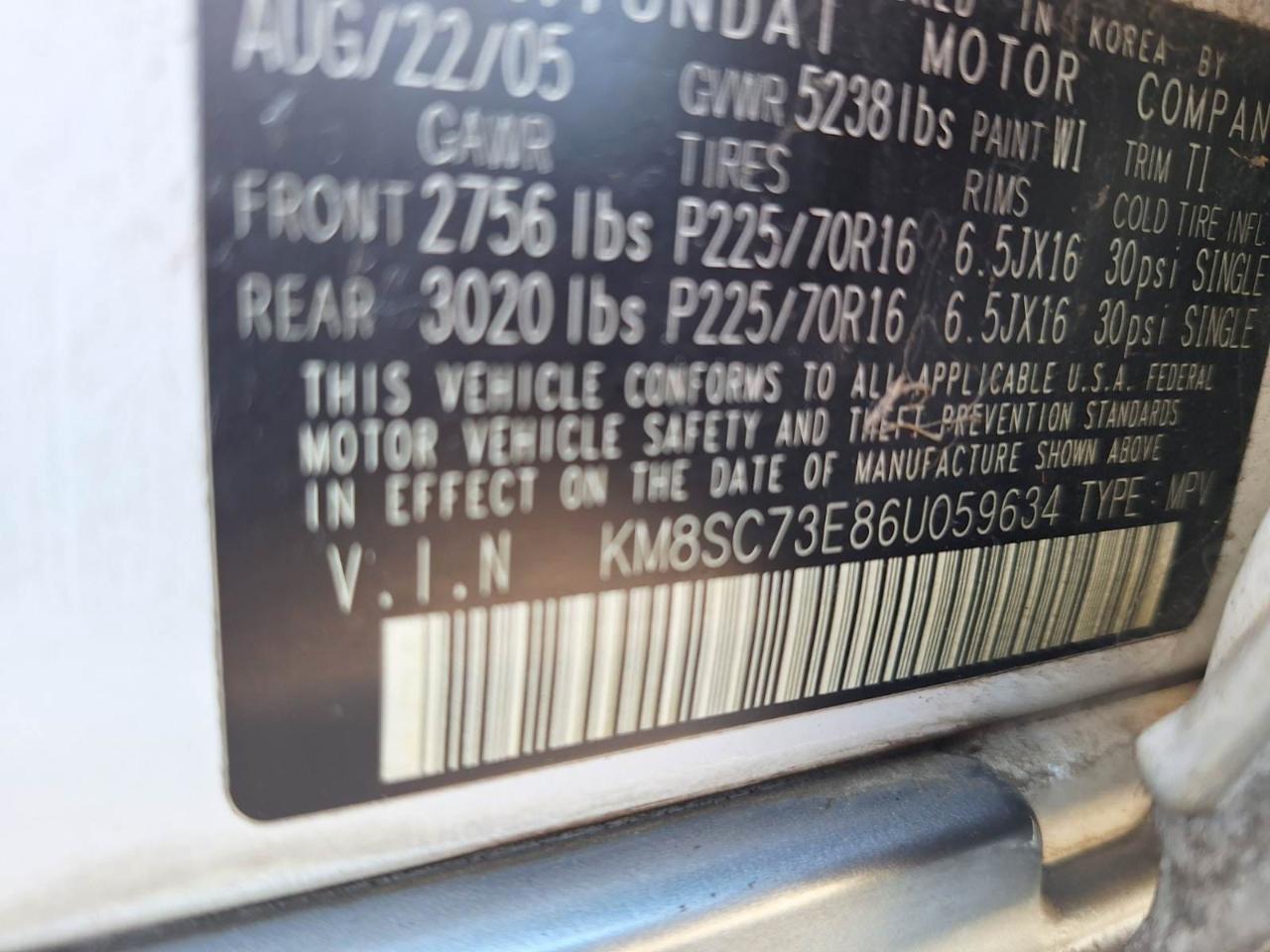 Hyundai Santa Fe  2006