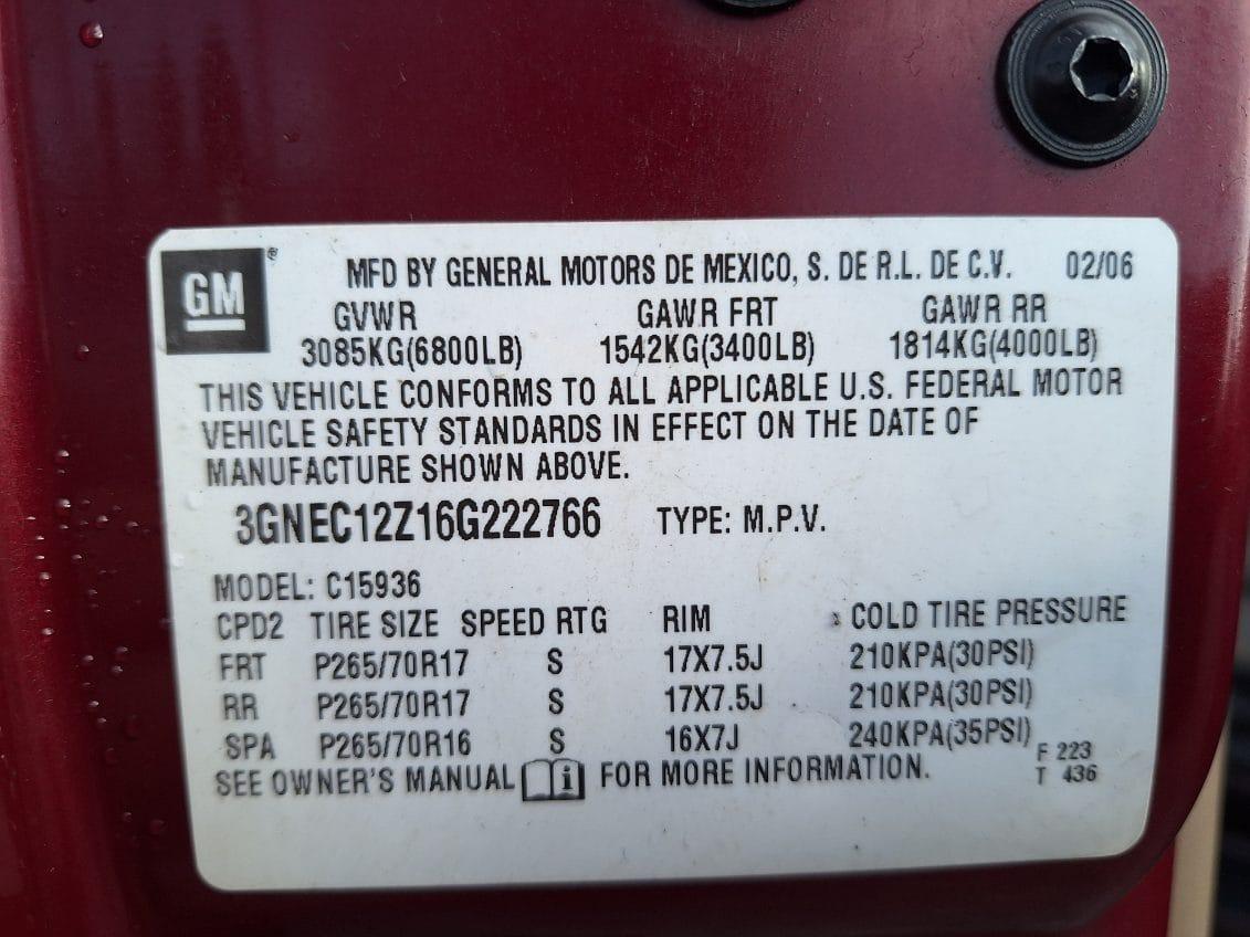 Chevrolet Avalanche LS 1500 2006
