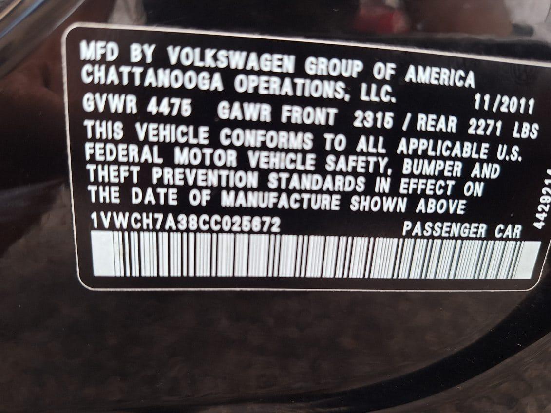 Volkswagen Passat  2012