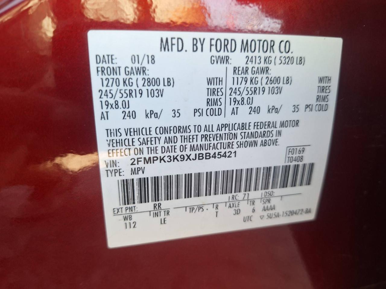 Ford Edge  2018