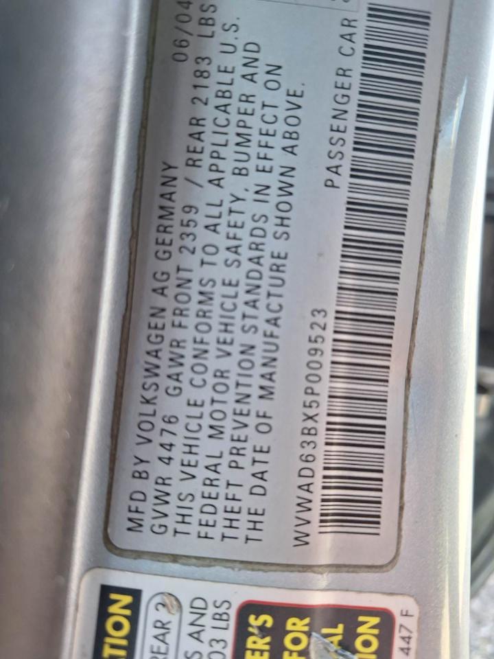 Volkswagen Passat GLS 1.8T 2005