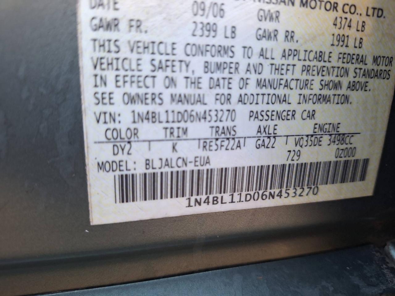 Nissan Altima  2006