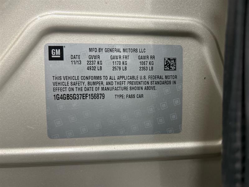 Buick LaCrosse Leather Package 2014 Buick LaCrosse Leather Package 2014