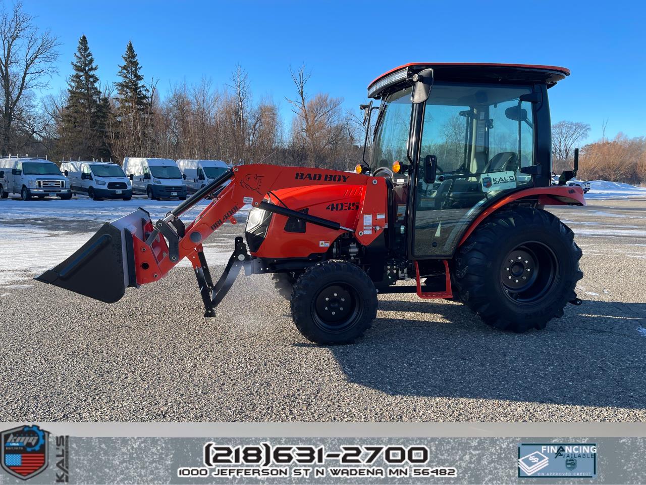 2024 Bad Boy Tractors 4035CH with Cab and Loader 