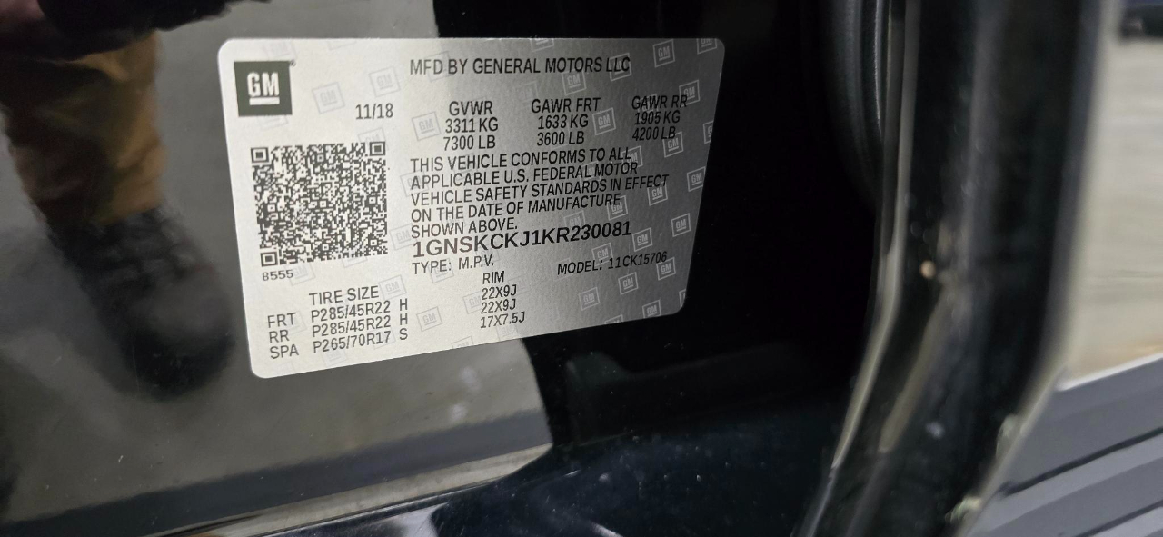 Chevrolet Tahoe Premier 4WD 2019