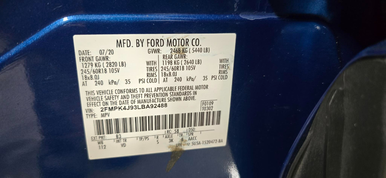 Ford Edge SEL AWD 2020